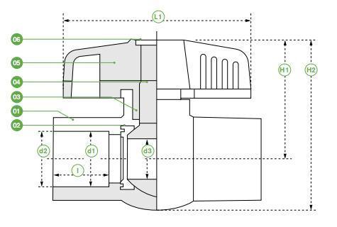 Plastic UPVC Compact Ball Valve with Socket or Threaded