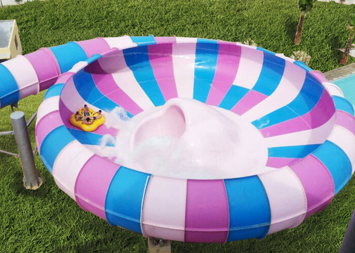 Fiberglass Spaceship Water Slide Outdoor Water Park For Hot Selling