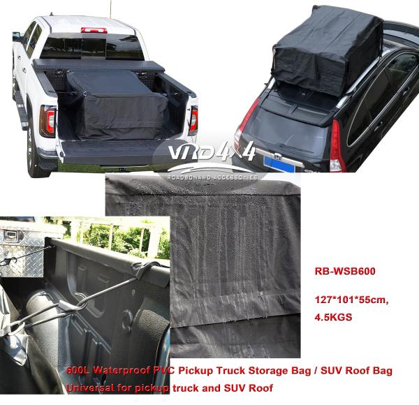 Truck Kits Storage bag PVC Cabs Bag SUV Roof Bag OEM Portable Waterproof Backbag