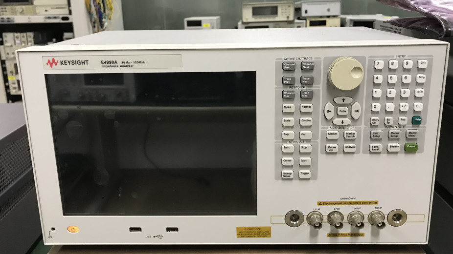Keysight E4990A Impedance Analyzer 20Hz To 10/20/30/50/120 MHZ 0.1% Accuracy