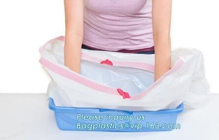 CAT PAN LINERS, DRAWSTRING CAT LITTER TRAY LINERS, CAT LITTER BAGS, Eco-friendly