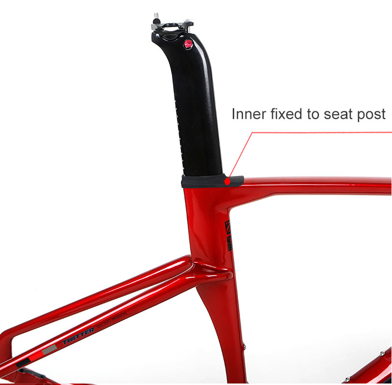 Durable T900 Carbon Gravel Bike Frame With Disc Brake Fat Tire Carbon Bike Frame