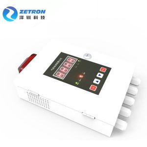 China Six Channels Gas Detection Controller 1000m Signal Transmission Distance With Lock And Voice Elimination on sale