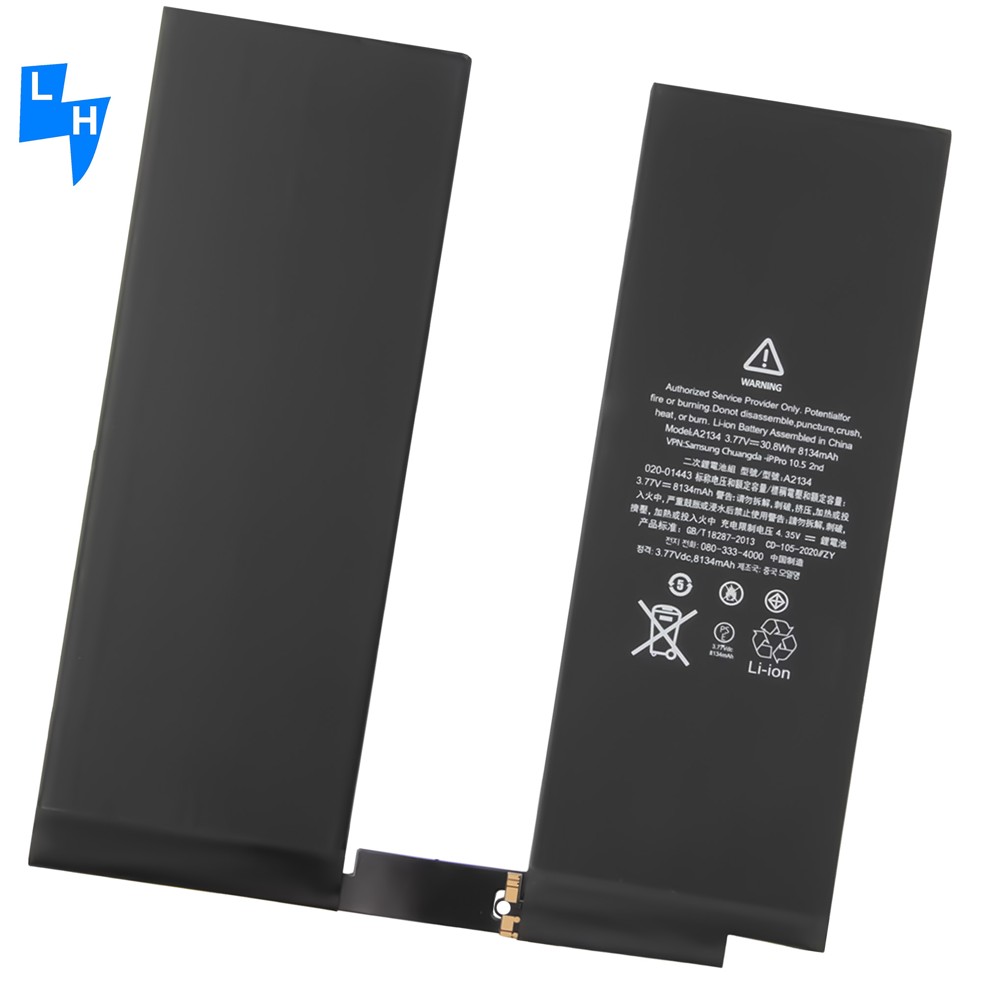 8134mAh High Durability Supply Battery for iPad Pro 10.5 A2134 A2123 A2152 A2153 A2154
