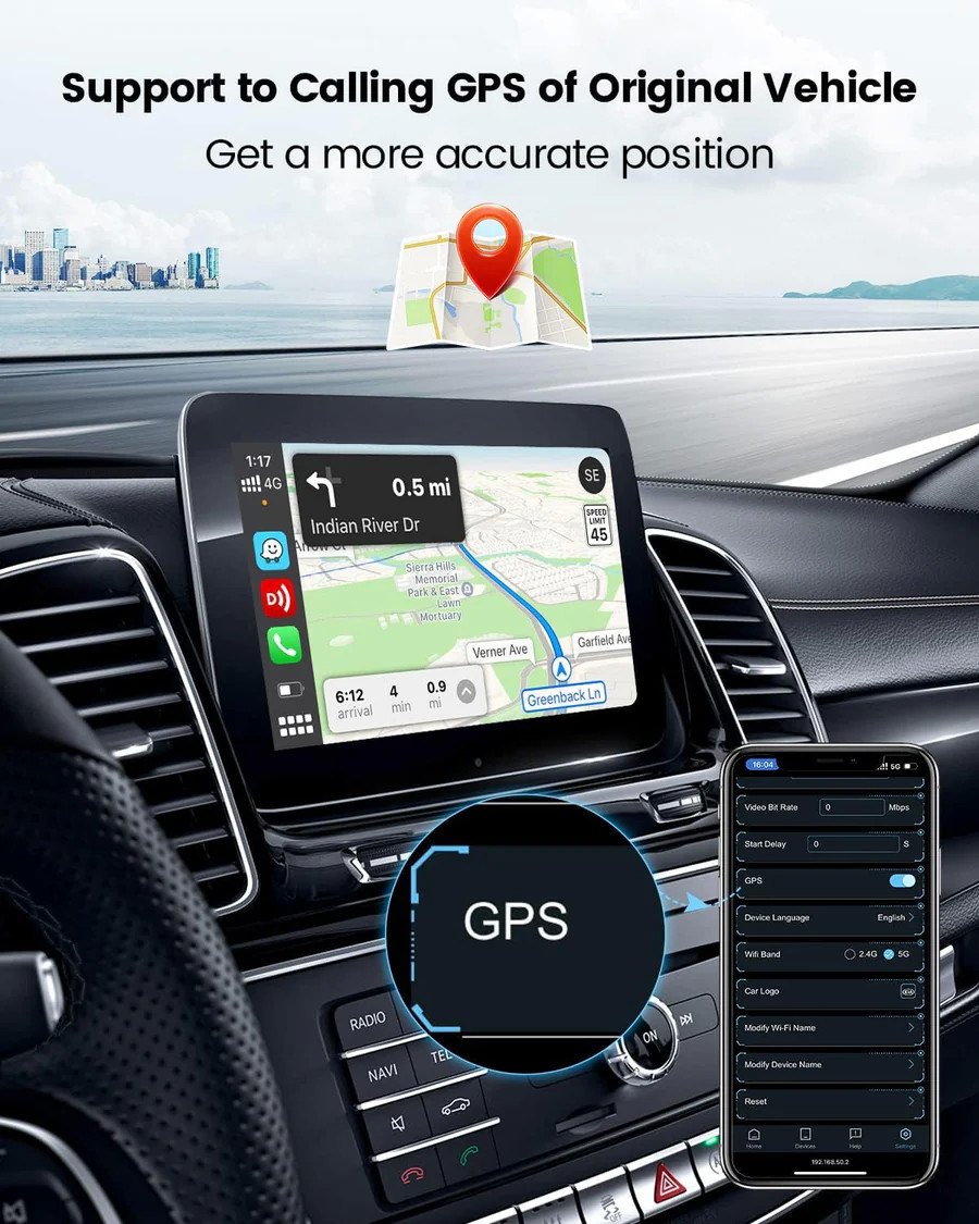 U2W Wired To Wireless Carplay Adapter Convert To Wireless Carplay For Porsche Panamera Cayenne Macan 911 718
