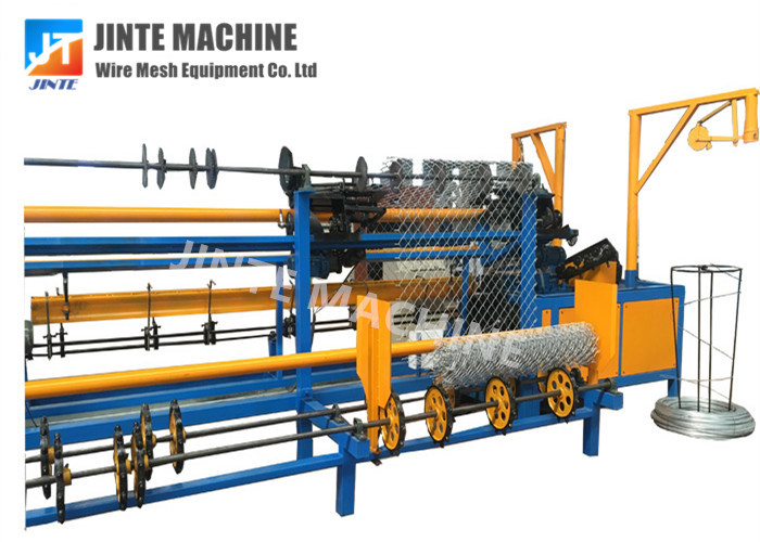 1.7T Automatic 5.0mm Double Spiral Diamond 5.5kw Wire Mesh Chain Link Fence Machine Manufactures