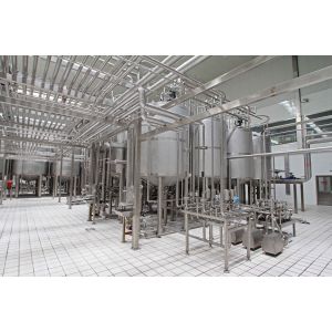 Full Automatic Pasteurized Milk Production Plant Complete Customized Pasteurized
