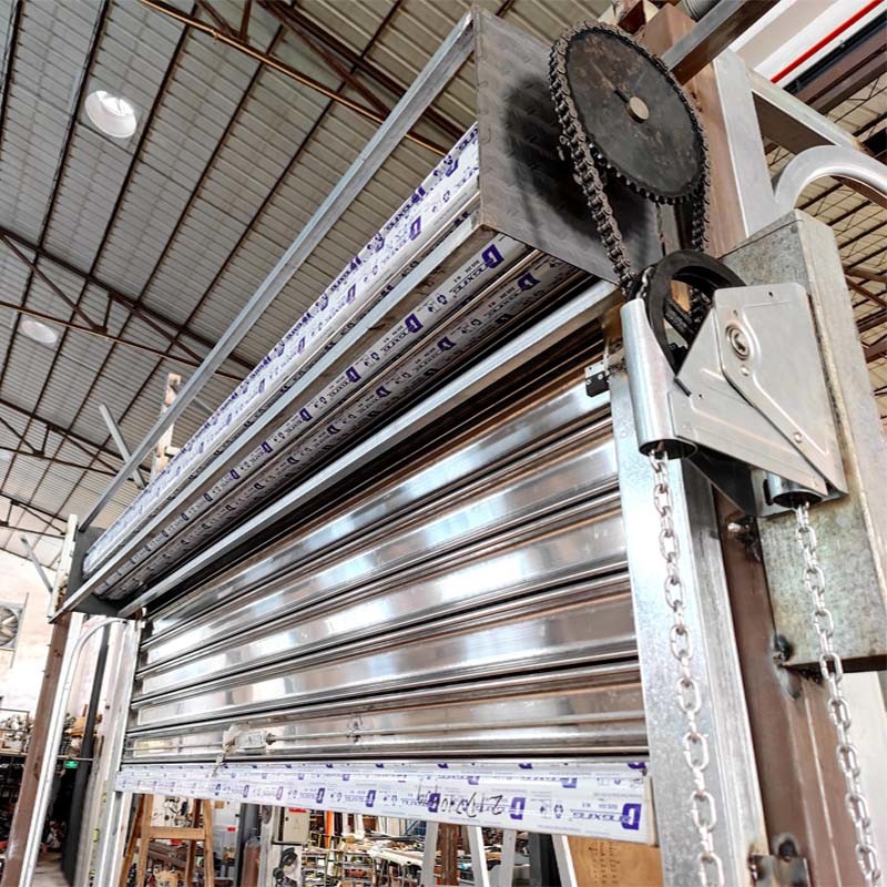 STARKING Manual Rolling Shutters Chain Hoist Roll Up Door For Warehouse