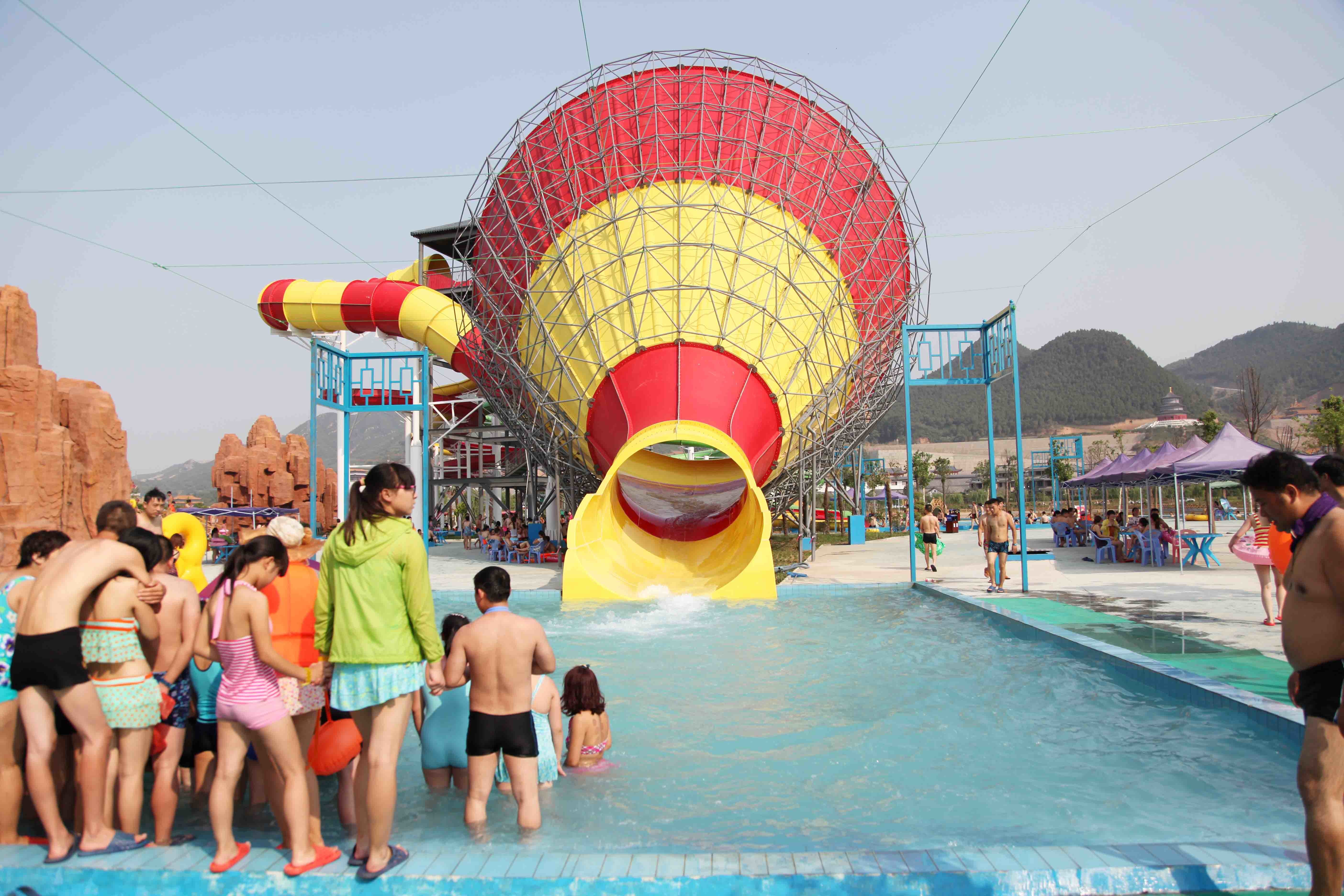Water Park Equipment Super Tornado Water Slide Above Ground Pool Waterslide
