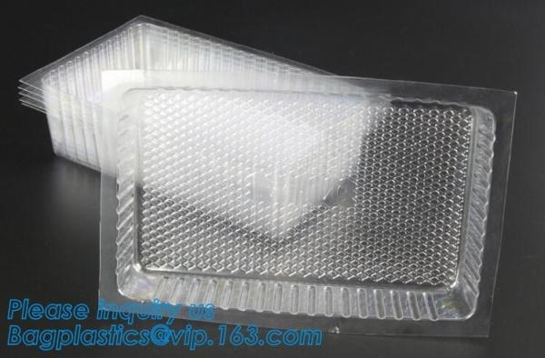 Disposable custom blister PET food packaging plastic container cookie biscuit