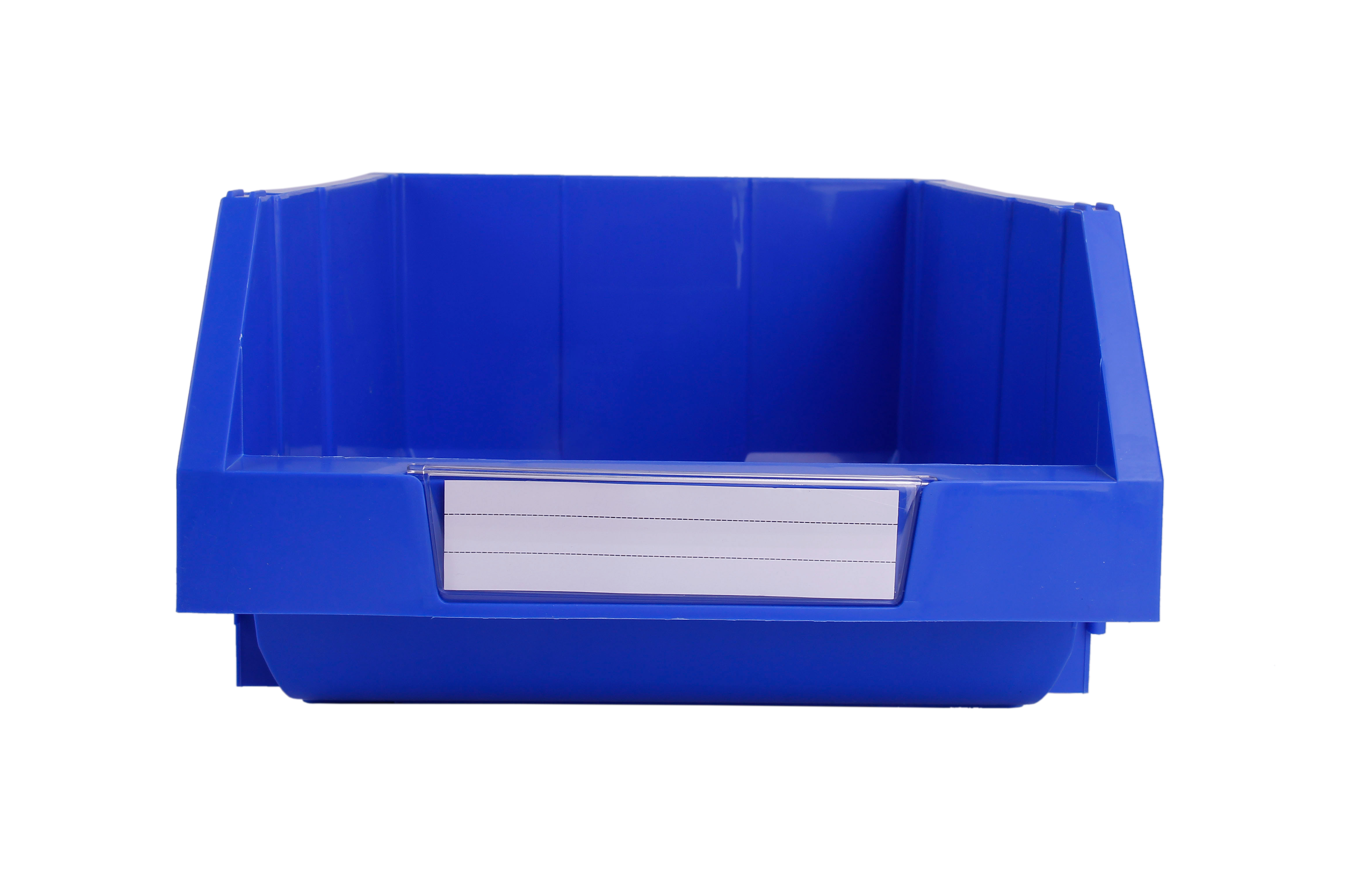 Solid Box Style Plastic Bins for Easy Sorting and Storage in Office or Warehouse