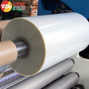 China Clear Transparent PET+PE Plastic Polyester Laminated Packaging Foil on sale