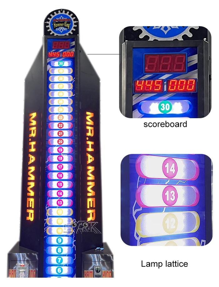 King Of Hammer 2 Coin Operated Boxing Game Machine Arcade 1 Player