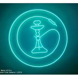 Handcrafted Hookah Neon Sign Highly Visible Hookah Cigarette Neon Sign
