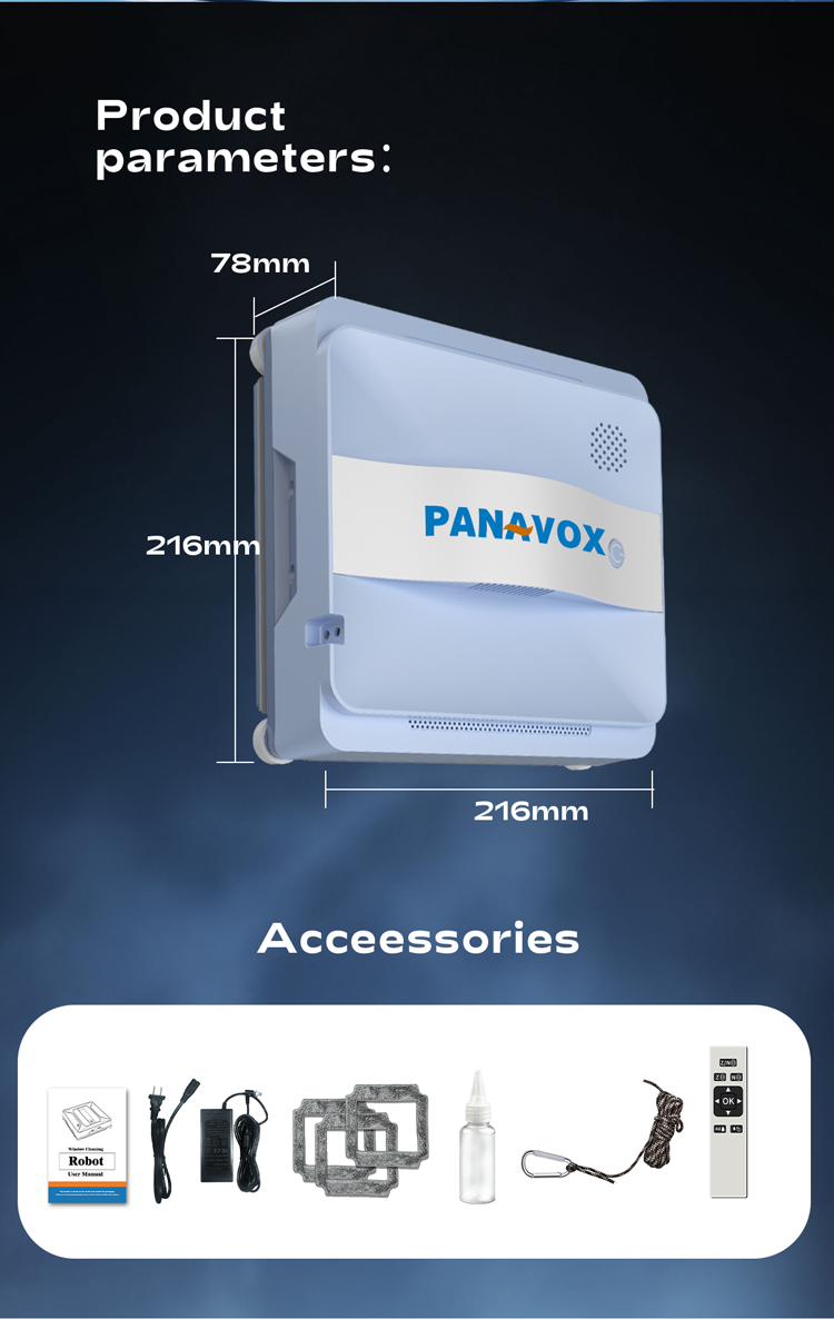 Intelligent Robot Vacuum Cleaner Remote Control Glass and Window Cleaning Robot Electric Window Cleaner Supplier