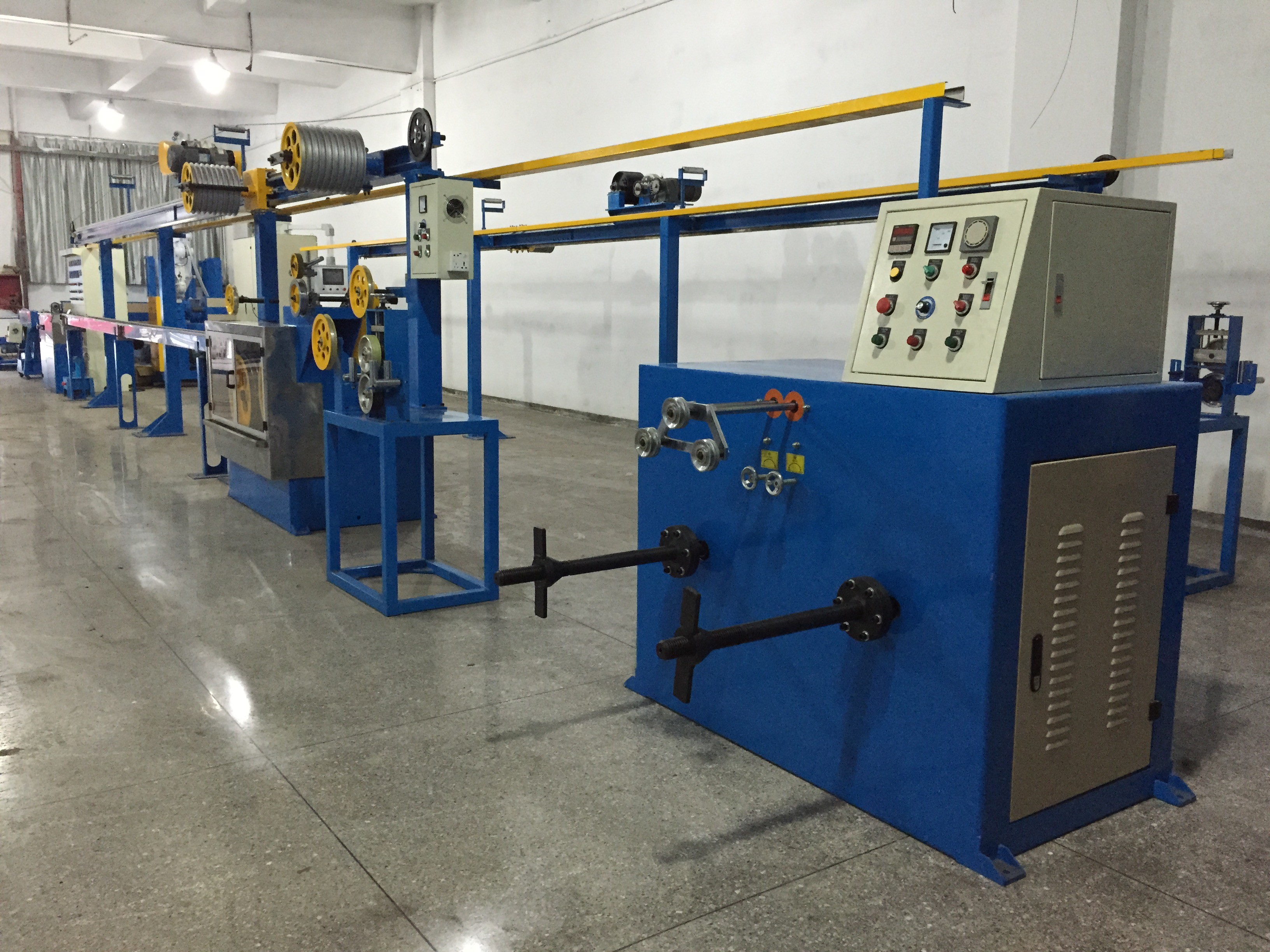 50Mm Electric Wire Making Machine , Wire And Cable Machinery With Ce Certification