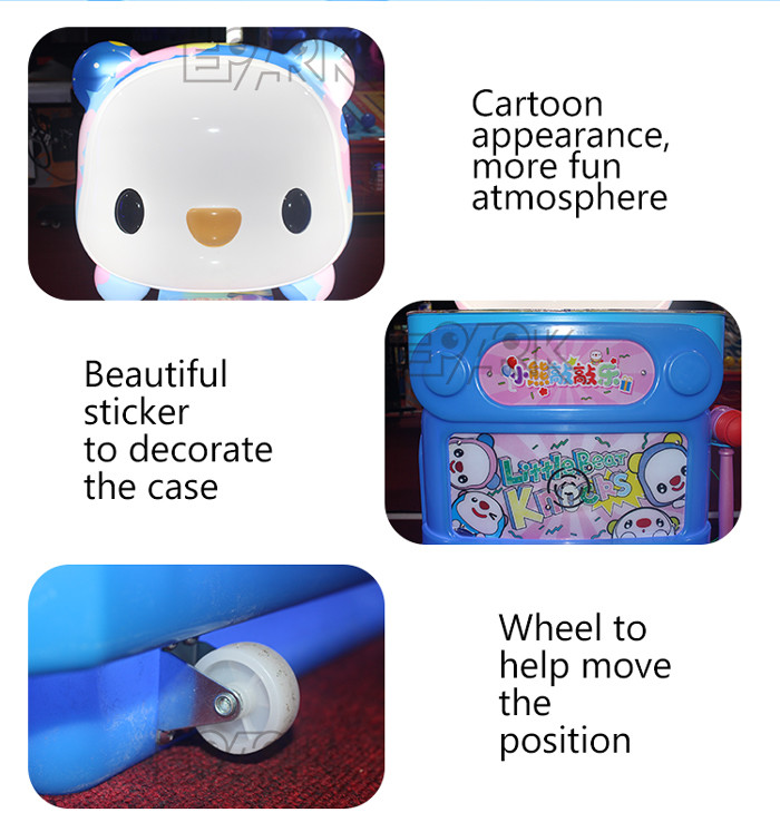 Kids Hit Hammer Video Game Coin Operated Arcade Machine For Booth Business
