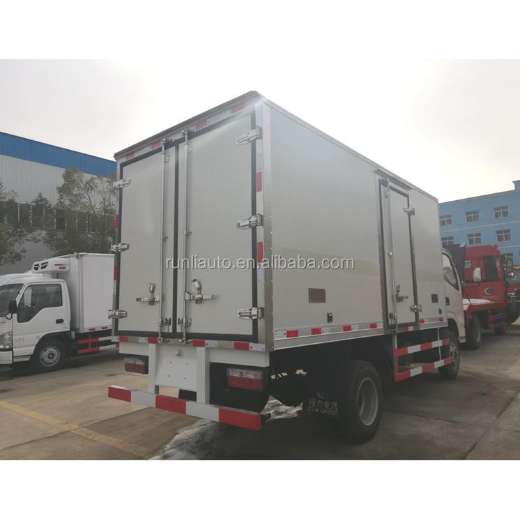 Euro 4 99km/h Refrigerator Cold Room Van Truck for Vegetable and Fruit