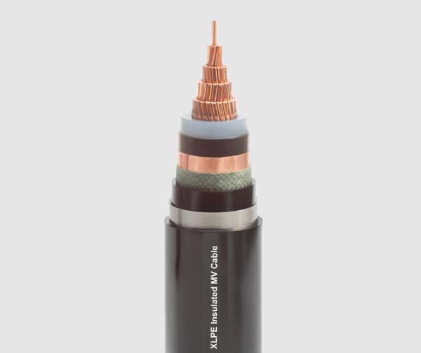 Medium Voltage Power Cable Copper Aluminum Conductor Single Core XLPE Insulated