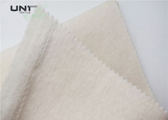 300g Double Side Brushed Necktie Interlining Polyester Wool For Silk Tie