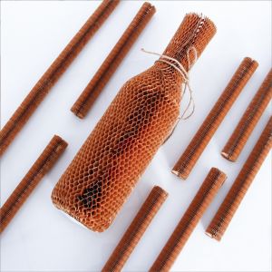 Recyclable Custom Cushioned Honeycomb Wrap Paper Kraft Paper Packing Sleeve