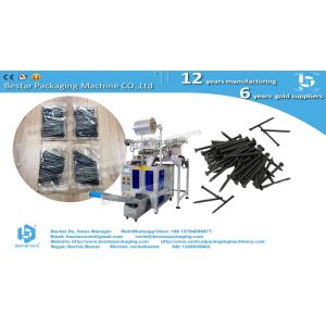 Automatic counting packing machine with 2 bowls and manual feeding for hardware