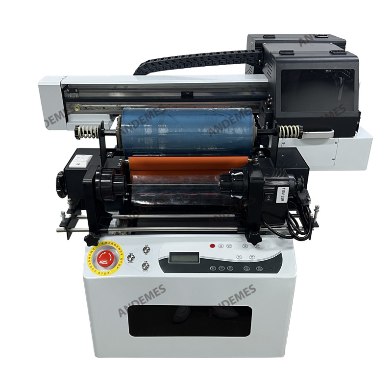 Resolution CMYKWV UV Ink Printer With Epson XP600*2 Print Heads And Maintop Software