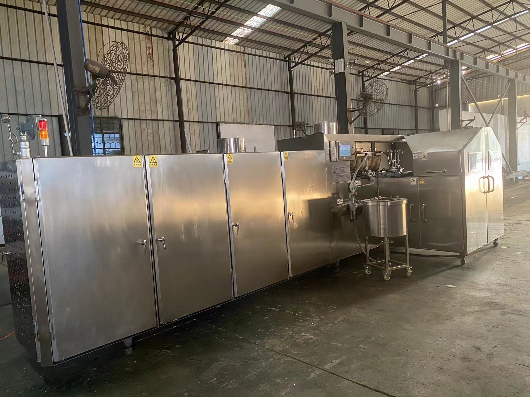 10kg/h Length 60mm Automatic Ice Cream Cone Machine Mini Eco Friendly