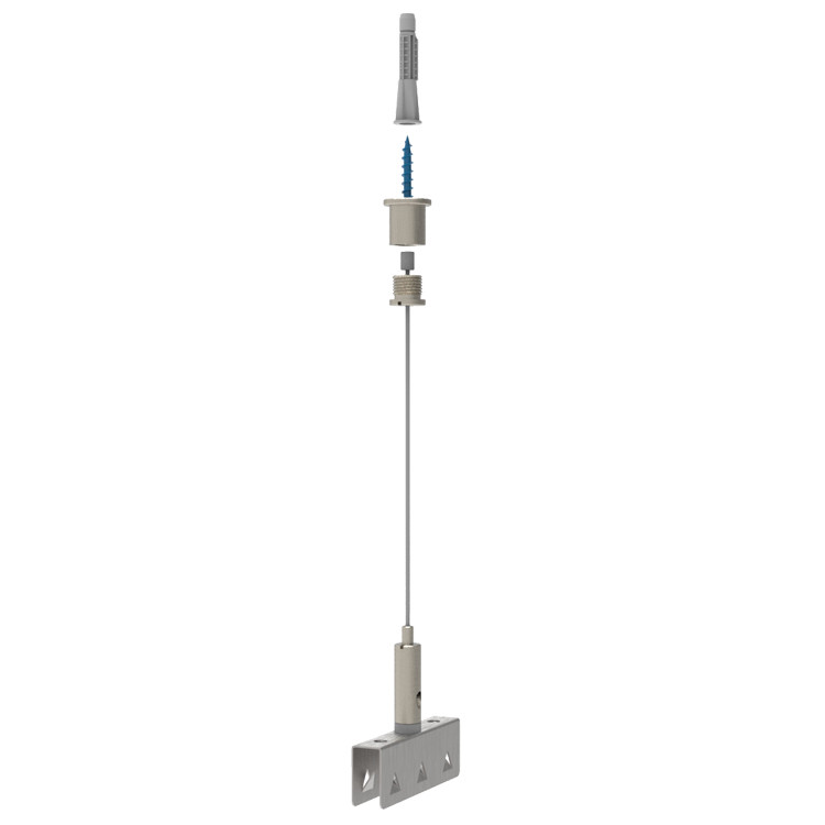 Wire Suspension Kit With Spiral Anchor Acoustic Suspended Ceiling Panels Hangers