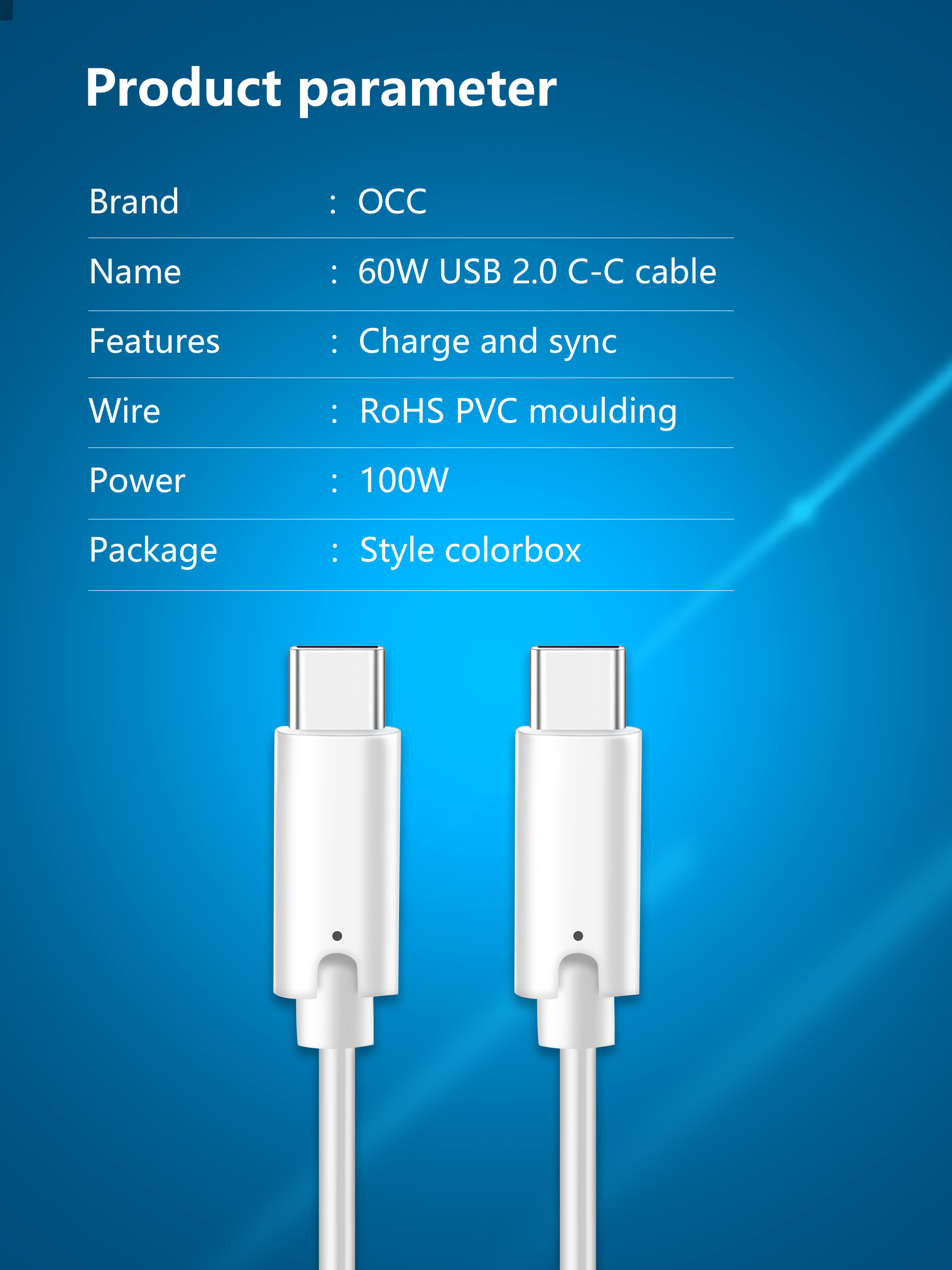 Super Fast 5A 100W USB Type C Charging Cable 3.2 Gen2 1M Long