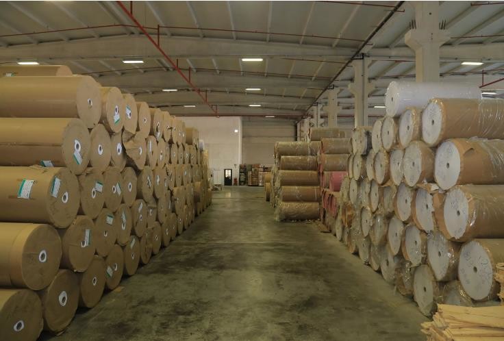 Food Grade 40gsm Dark Brown Kraft Paper Roll Yellow 60 Inch