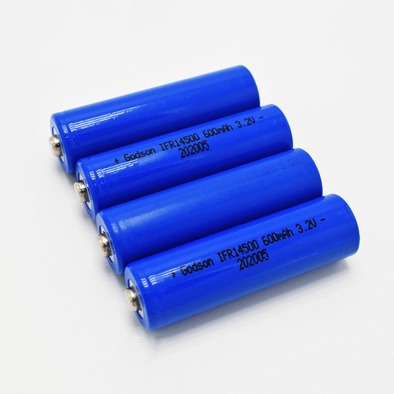 Emergency Lighting IFR 14500 LiFePO4 Battery 3.2 V 600mAh Stick