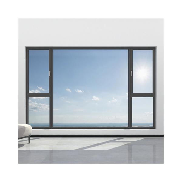 Modern Design Superior Aluminum Casement Glass Windows With SKATE Original