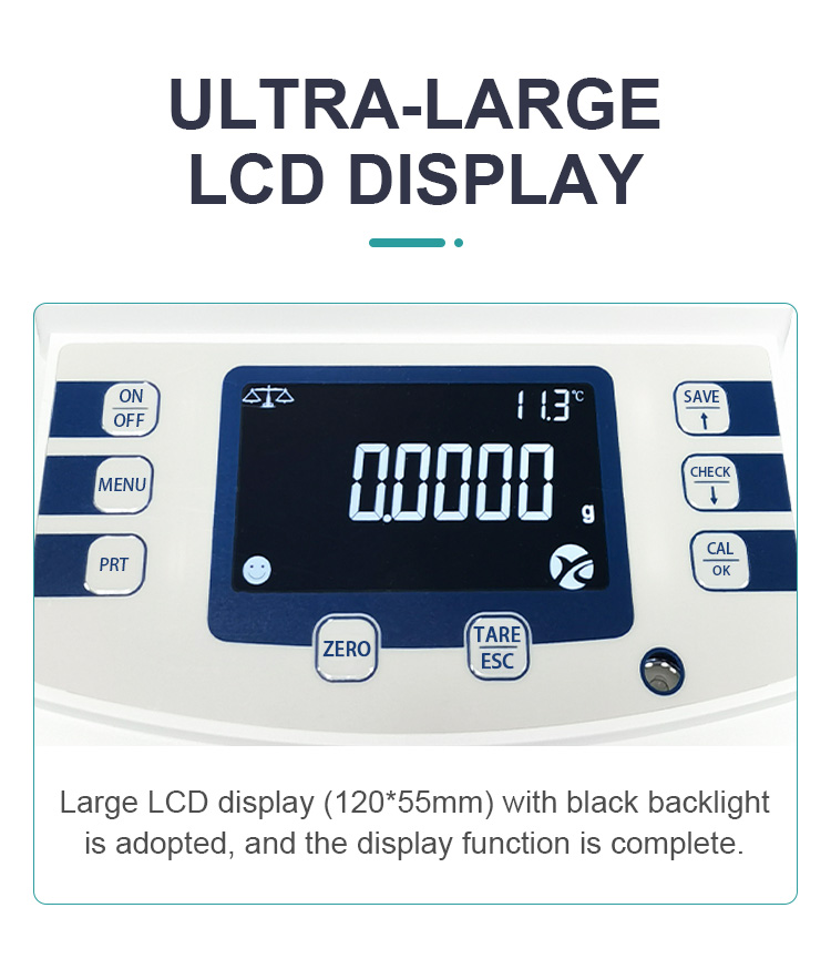 0.0001g Readability Laboratory Analytical Balance Weighing Scale for Accurate Weighing