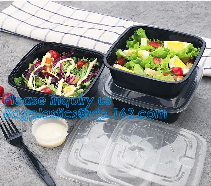 Meal Prep Containers Free Sample Bento Lunch Box Biodegradable Food Container Plastic Wheat Straw Lunch Box bagplastics