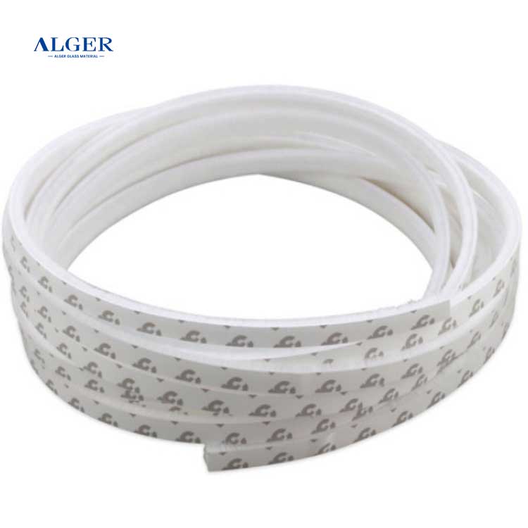 ABM Soft pile weather strip with double side 3M tape for window and door