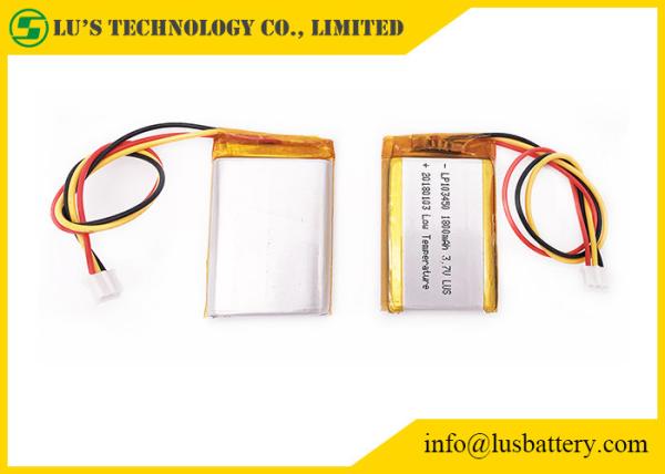LP103450 3.7V 1800mah Lithium Polymer Battery Rechargeable Low Temperature