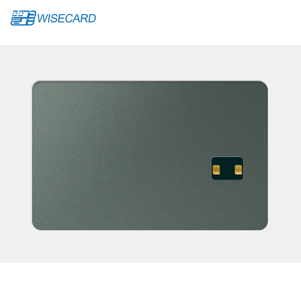 WCT Wisecard Magstripe Metal Business Card Dual Interface Customized Metal Card