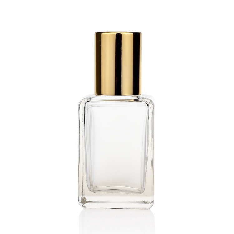 Square Foundation Lotion Glass Bottle F133 Clear Cosmetic Packaging 30ml