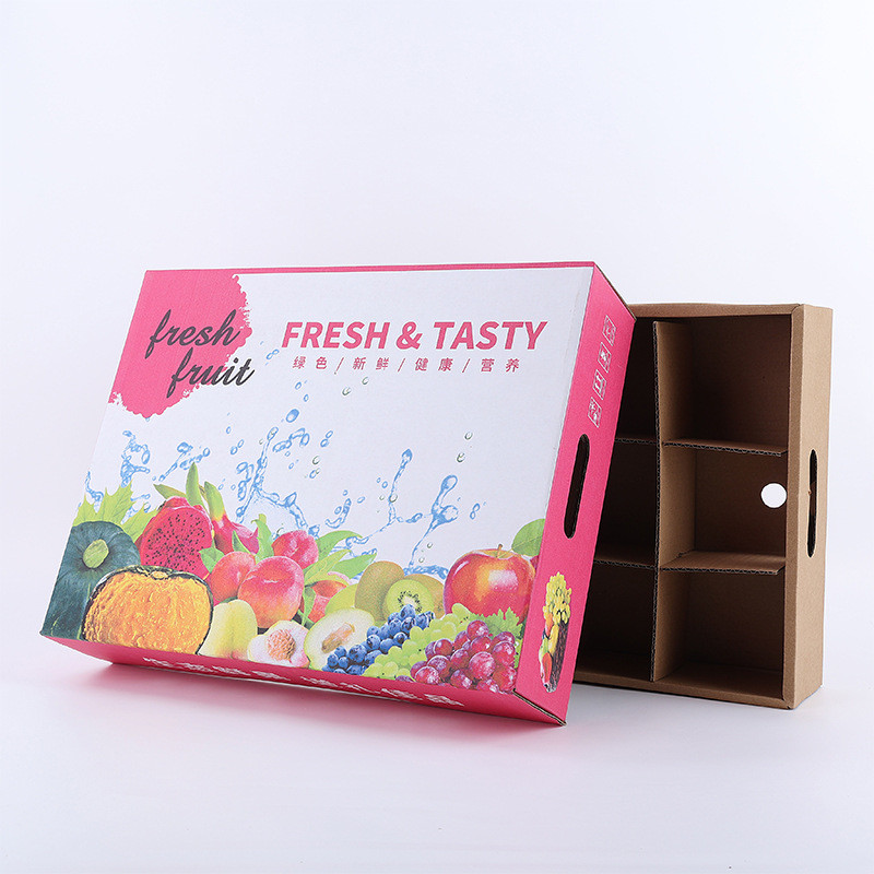 Custom Color Printed Food Packaging Box Fruit Packaging Boxes Folders with Quick Sample Turnaround