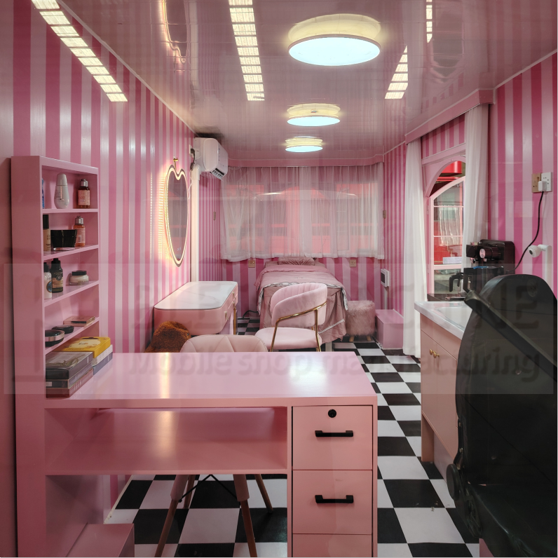 40kms per hr Battery-Powered Mobile Salon Truck for Beauty Makeup and Spa Services