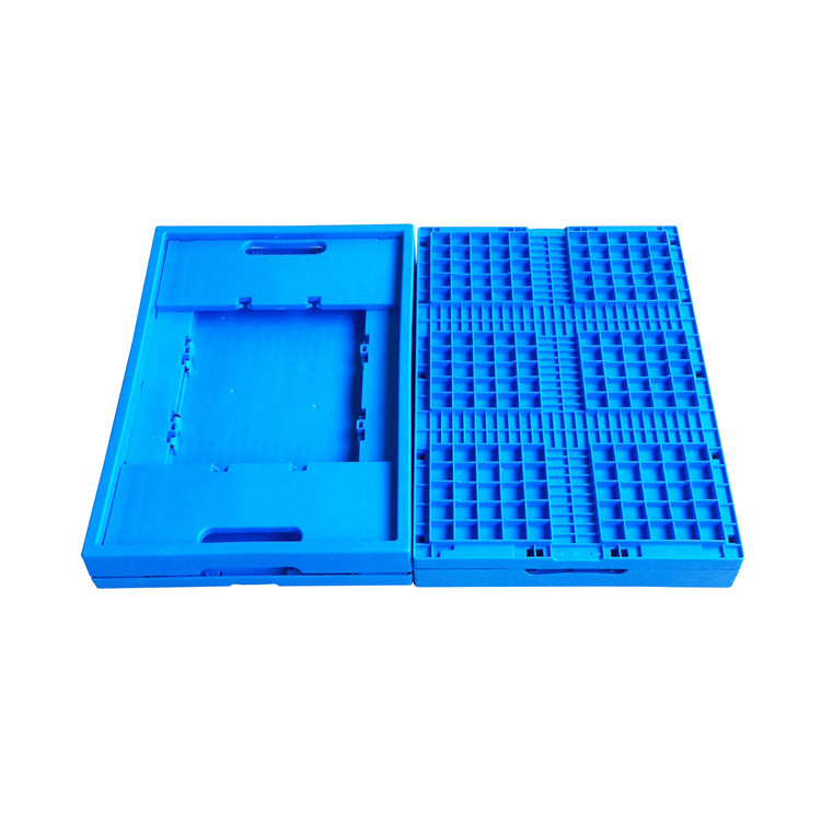 Stacking Design Collapsible Plastic Box For Grocery Food / Garment Companies