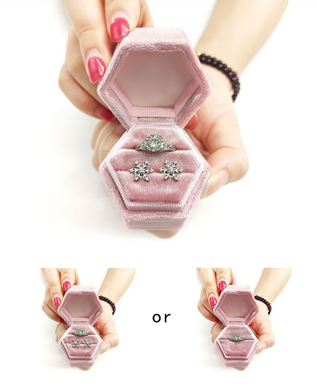 G85 Red Velvet Ring Packaging Box Luxury Jewelry Gift Boxes Wholesale Perfect For All Occasions