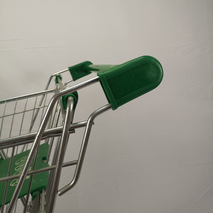 180L Q195 Steel Metal Supermarket Shopping Trolley American Type