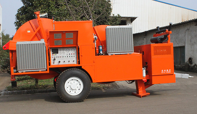 1x160kN Overhead Line Stringing Equipment Hydraulic Tensioner With Water Cooling System Engine