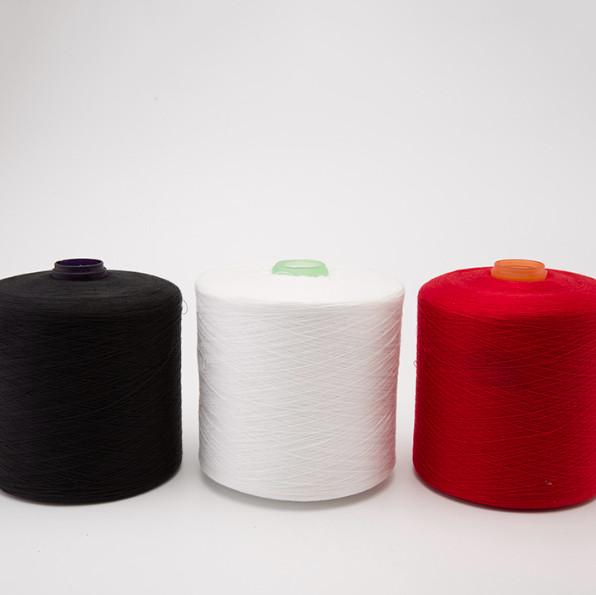 402 502 302 Raw White Color Black Polyester Sewing Yarn 100% Polyester Yarn 40s