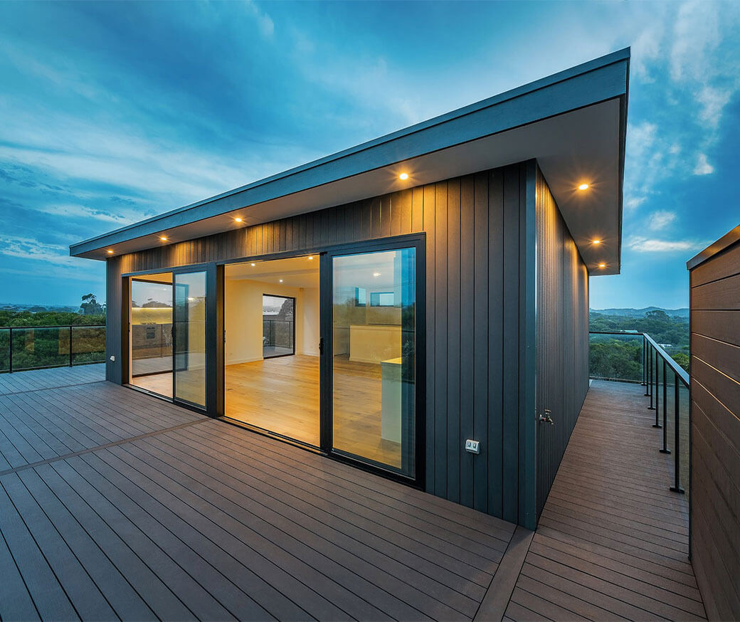 Wood Grains Optional 2022 LIKEWOOD Outdoor PVC Composite Decking for Terrace Landscape