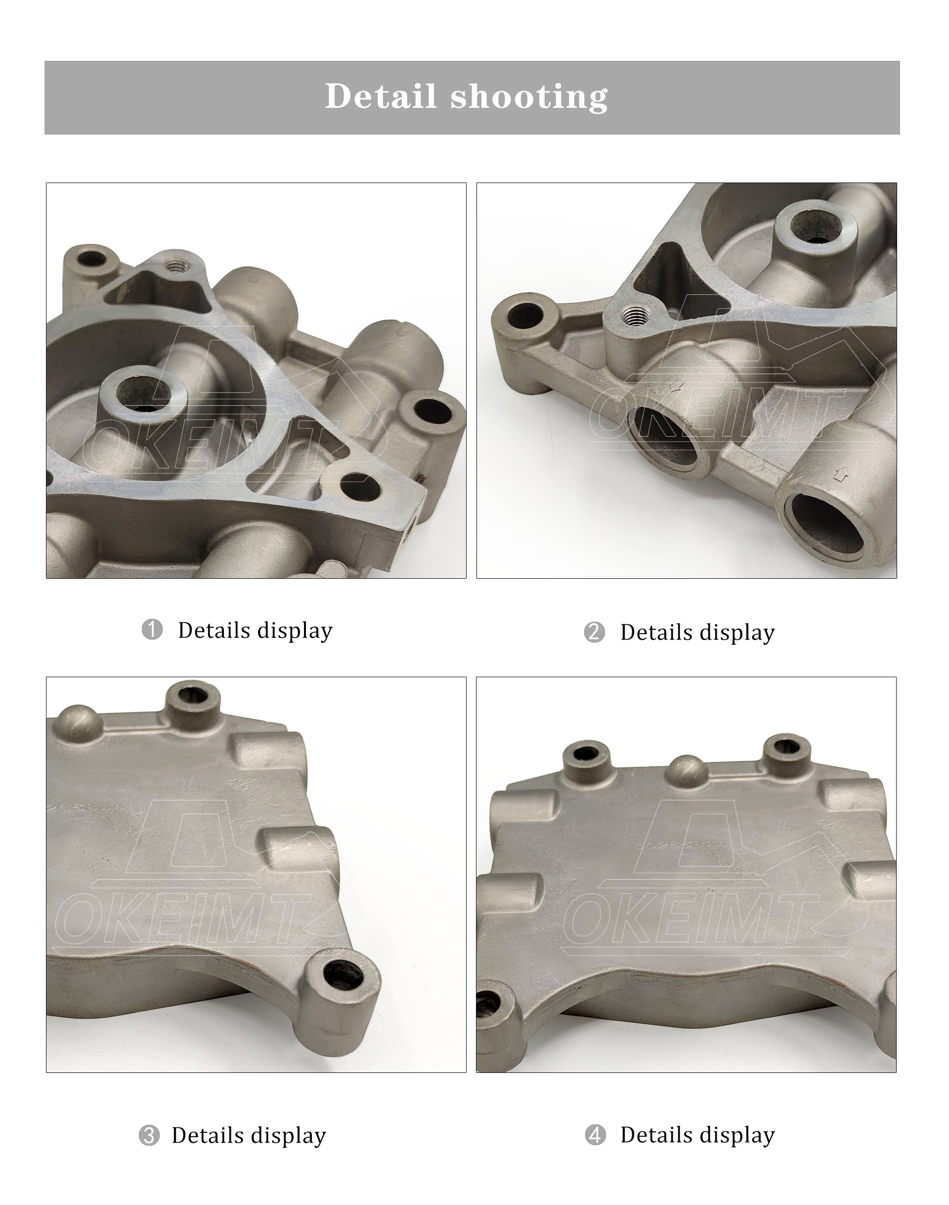 SY215-8 SK200-2 6D31 B229900003360 ME088794 Oil Filter Base for Excavator Engine Parts