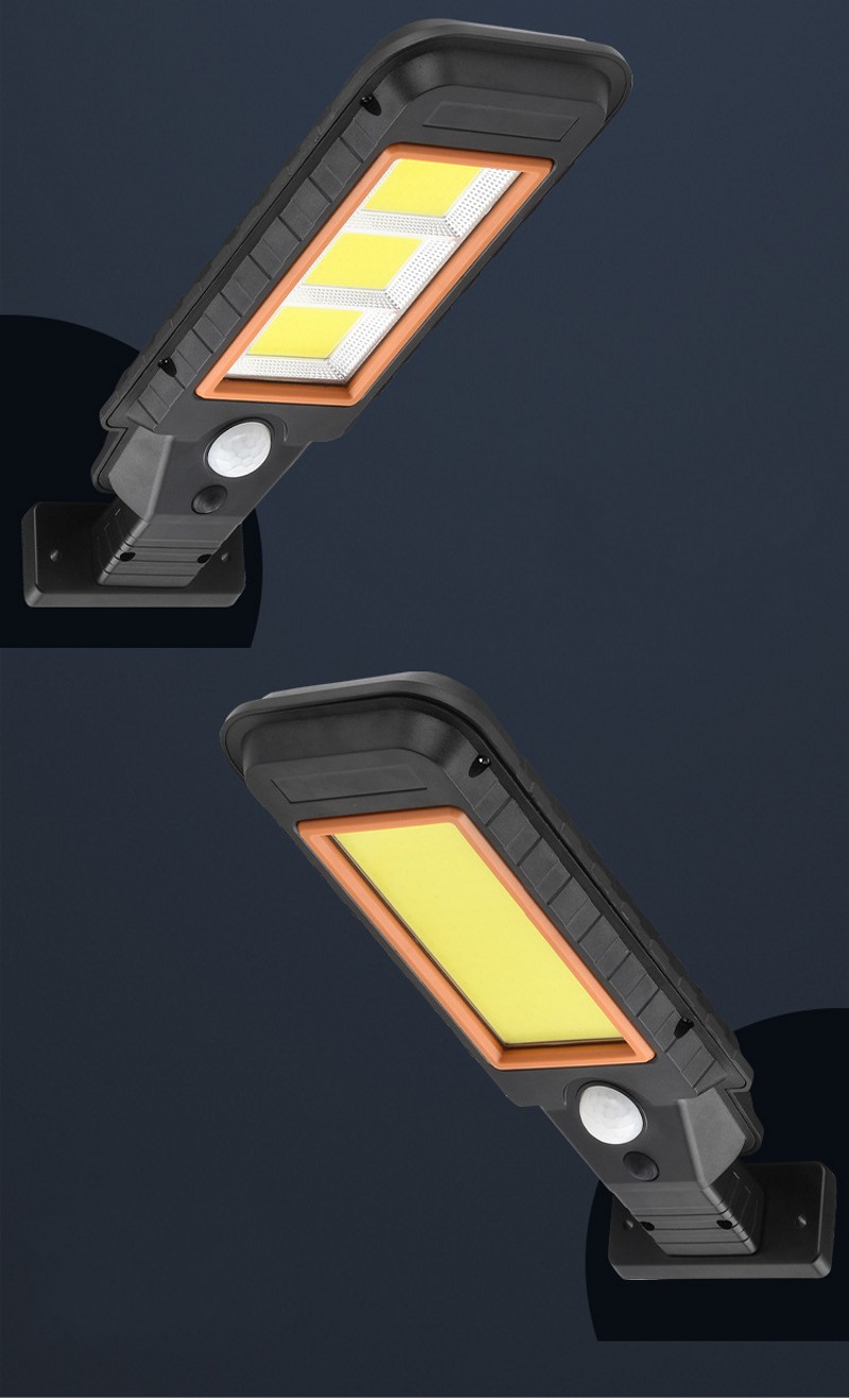 IP67 COB LED Street induction Lamp Garden Highway Road lamp Solar PIR Sensor Wall Light