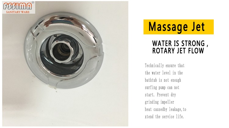 1700 X 750/900 Extra Large Whirlpool Bathtub And Shower Combo For Couples Hydromassage